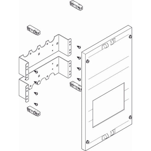 ABN - Verteilerfeld für Installationsverteiler ESPRO-Modul MF13150 flach BxH:250x450mm