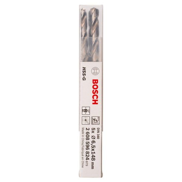 Bosch - Bohrer PRO Metal HSS-G 2608596824 Spiralbohrer 6,5 x