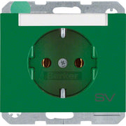 Berker - Steckdose SCHUKO-Steckdose gn 47397113 m.Beschriftungsfeld