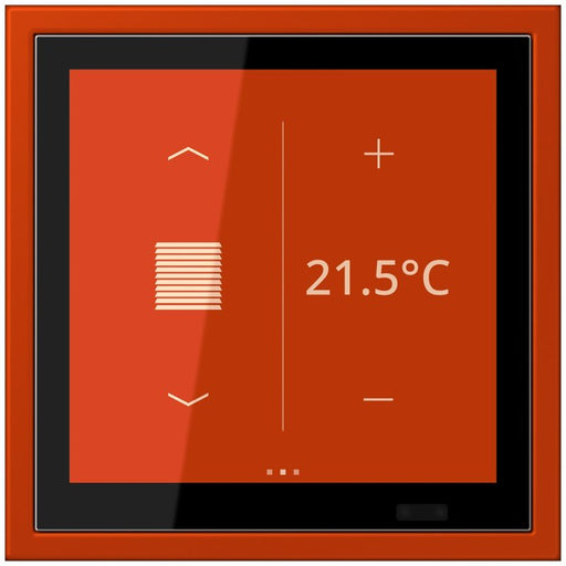 Jung - Bussystem-Mehrfach Bediengerät KNX Raumcontroller LCZ 459 BFD1S 244 rouge vermillon 59