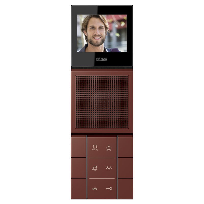 Jung - Innenstation für Türkommunikation SIB Video-Innenstation SI VI LC 627 235 LS 32120