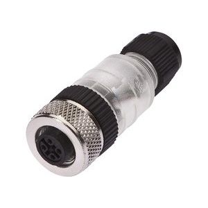 Ipf Electronic - Rundsteckverbinder, feldkonfektionierbar (Industriesteckverbinder) Kabeldose VK003224 ger.4pol 0,75qmm90°C − 1 Stück