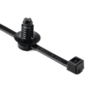 HellermannTyton - Kabelbinder Befestigungsbinder T50RFT7 PA66HS BK 200x4,6 − 500 Stück