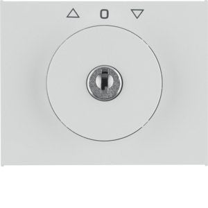 Berker - Abdeckung/Bedienelement für Installationsschalterprogramme Zentralstück m Schloss 1079730900 für Jal. K.1 pw