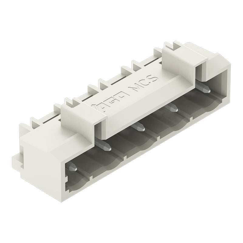 WAGO - Leiterplattensteckverbinder THT-Stiftleiste Lötstift 721-835/001-000 1,0x1,0,abgew.,lgr − 100 Stück