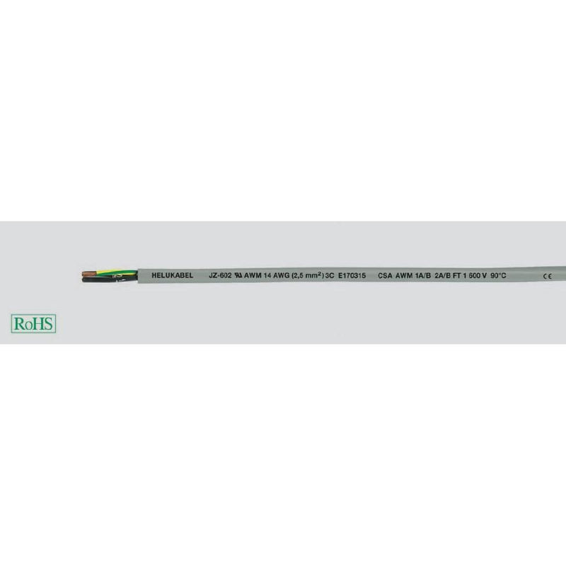 Energiekabel < 1 kV, für ortsveränderlichen Einsatz HEL JZ-602 18xAWG 14 (18G2 JZ-602 18xAWG 14 ,5) PVC-Steuerltg UL − 500 Meter