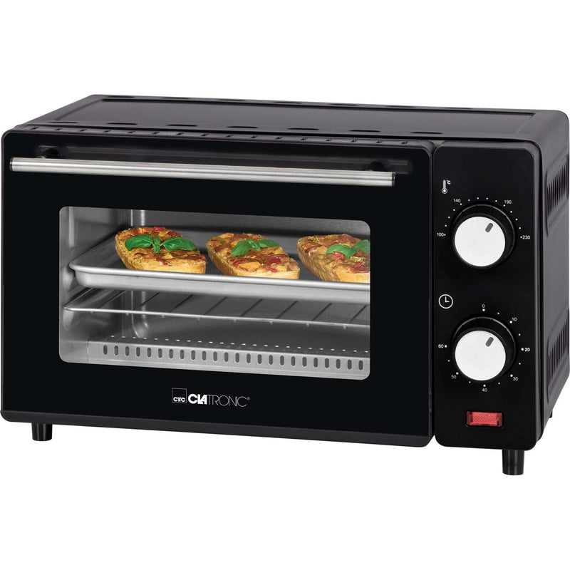 CLATRONIC - Tischbackofen/Backgrill Mini-Backofen CTC MB3746 sw 8L − 2 Stück