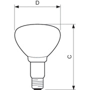 Philips Lighting - Infrarotlampe Reflektorlampe BR125 IR #57522725 150W E27 CL 1CT/10 − 10 Stück