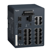 Schneider Electric - Netzwerk Switch Modicon Managed Switch MCSESM243F4LG0 20 Ports Kupfer