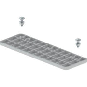 Unex - Verbinder für Kabeltragsystem Bodenverbinder 66820 für Kabelführung − 12 Stück