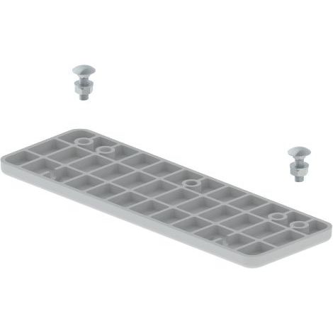 Unex - Verbinder für Kabeltragsystem Bodenverbinder 66820 für Kabelführung − 12 Stück