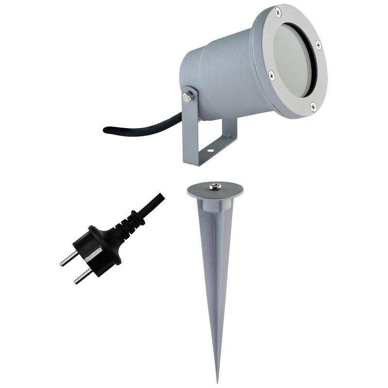 EVN Lichttechnik - Downlight/Strahler/Flutlicht ALU-Spot mit Erdspiess 545234 IP54 230V GU10
