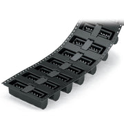 WAGO - Leiterplattensteckverbinder THR-Stiftleiste Lötstift 734-240/105-604/997- 1,0x1,0,gerade,sw − 200 Stück