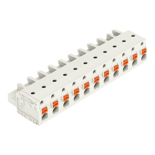 WAGO - Kabelsteckverbinder für Leiterplattensteckverbinder 1-Leiter-Federleiste 2721-211/026-000 Push-inCAGECLAMP,lgr − 25 Stück
