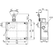 Schmersal - Positionsschalter mit Zuhaltung Sicherheitszuhaltung AZM 415-11/11ZPK14H 24V AC/DC