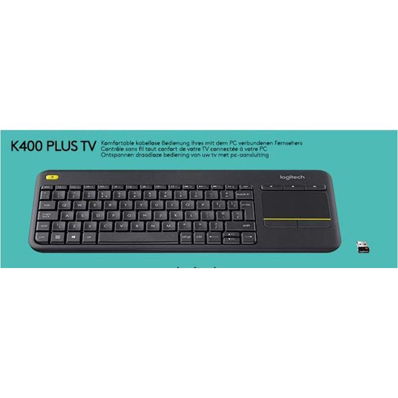Logitech - Tastatur Tastatur K400 sw wireless,Unifying