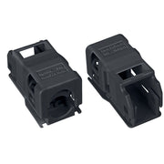 WAGO - Zubehör/Ersatzteile für steckbare Gebäudeinstallation Zugentlastungsgehäuse 890-502/342-000 Rastschelle,schwarz − 50 Stück
