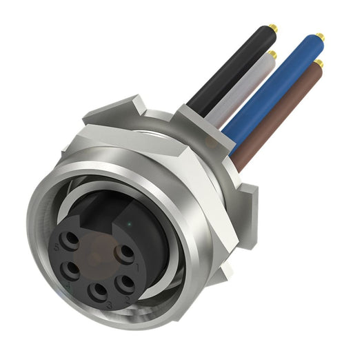 Balluff - Rundsteckverbinder, feldkonfektionierbar (Industriesteckverbinder) Flanschsteckverbinder BCC A355-000#BCC098N − 1 S
