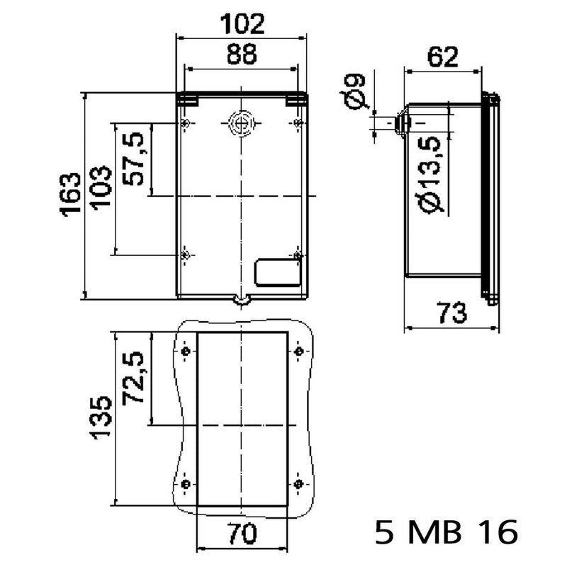 Bals Elektrotech - CEE-Gerätestecker (IEC 60309) Caravaneinbaugerätestecker 251