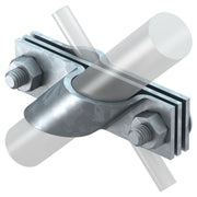 OBO Bettermann - Anschlussklemme für Stab-/Tiefenerder Anschlusschelle 2760 25 FT f.Rund.+Flachl