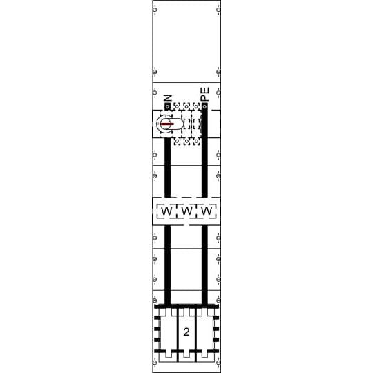 Striebel&John - Zählerfeld Wandlerfeld komplett KA4037 BH5, SS