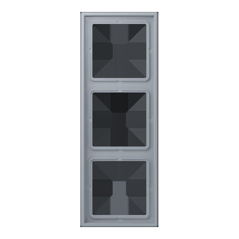 Jung - Abdeckrahmen Rahmen 3-fach LC 983 257 gris clair 59