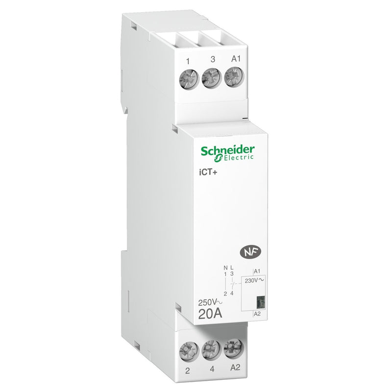 Schneider Electric - Installationsschütz für Reiheneinbau Hochleistungschütz A9C15030 20A CT+1S