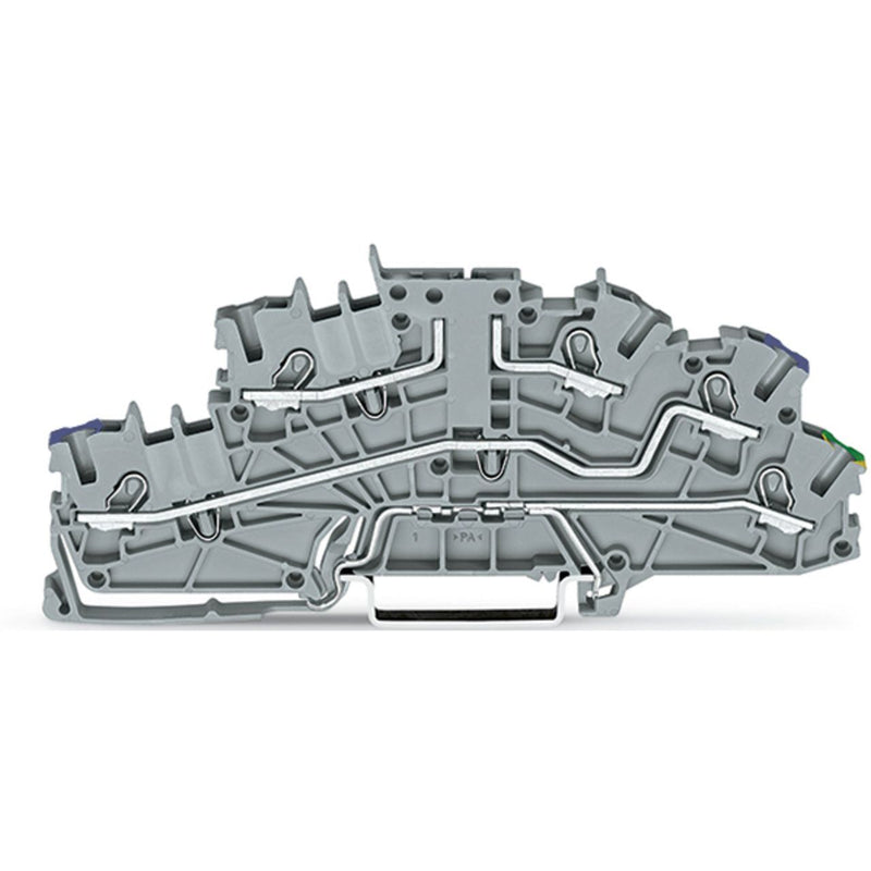 WAGO - Installations-Etagenklemme Installationsetagenklemme 2003-6661 2,5 mm²,grau − 50 Stück