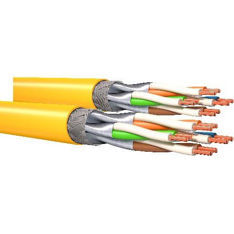 KERPEN DATACOM - Daten- und Kommunikationskabel ML PRO1000 Kat.7 gelb PR1000 DX-Dca-T500 8P S/FTP AWG23 − 500 Meter