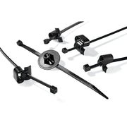 HellermannTyton - Kabelbinder Befestigungsbinder T50ROSSBS5-HS-BK-D1 200x4,6 sw − 500 Stück