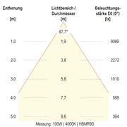 EVN Lichttechnik - Hallen-Reflektorleuchte LED-Hallenleuchte HBM6520025