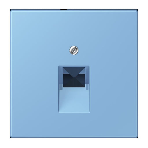 Jung - Einsatz/Abdeckung für Kommunikationstechnik Abdeckung für IAE/UAE LC 969-1 UA 256 bleu ceruleen 59