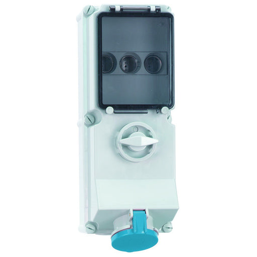 Bals Elektrotech - CEE-Steckdose abschaltbar, abgesichert (IEC 60309) Wandsteckdose abschaltbar 1734 abgesichert 63A 4p