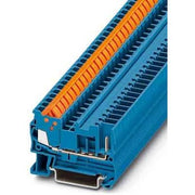 Phoenix Contact - Durchgangs-Reihenklemme Schnellanschlussklemme QTC 1,5/ 1P BU steckbar − 50 Stück