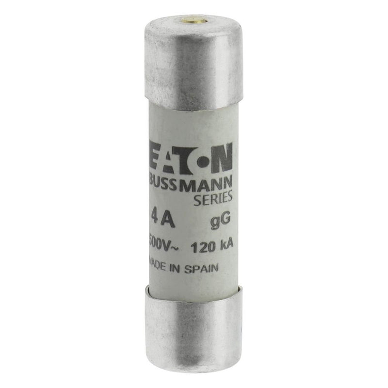 Eaton - Zylindrische Sicherung Sicherungseinsatz C14G4S 4 A, AC 500 V − 10 Stück