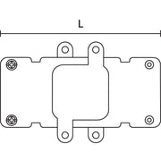 HellermannTyton - Verbindungs-/Übergangsmuffe Gel-Kabelgarnitur Relilight #435-01658 V36 P2 PA66V0/SIRBK5 − 5 Stück