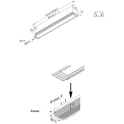 Hera - Decken-/Wandleuchte LED Einbauleuchte LED IN- #61002550102 ww