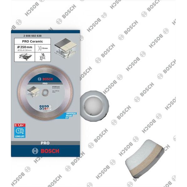 Bosch - Trenn-/Schleifscheibe Diamanttrennscheibe 2608602638 PRO Ceramic