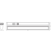 Ledvance - Lichtleiste LED-Leuchte 55cm Linea #4058075842403 CCT, dim, sw