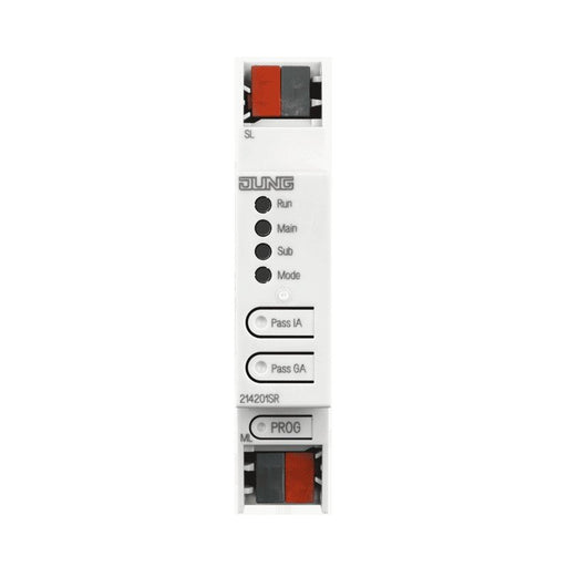 Jung - Bussystem-Linien-/Bereichskoppler KNX Bereichs-Linienkoppler 21420 1S R − 1 Stück