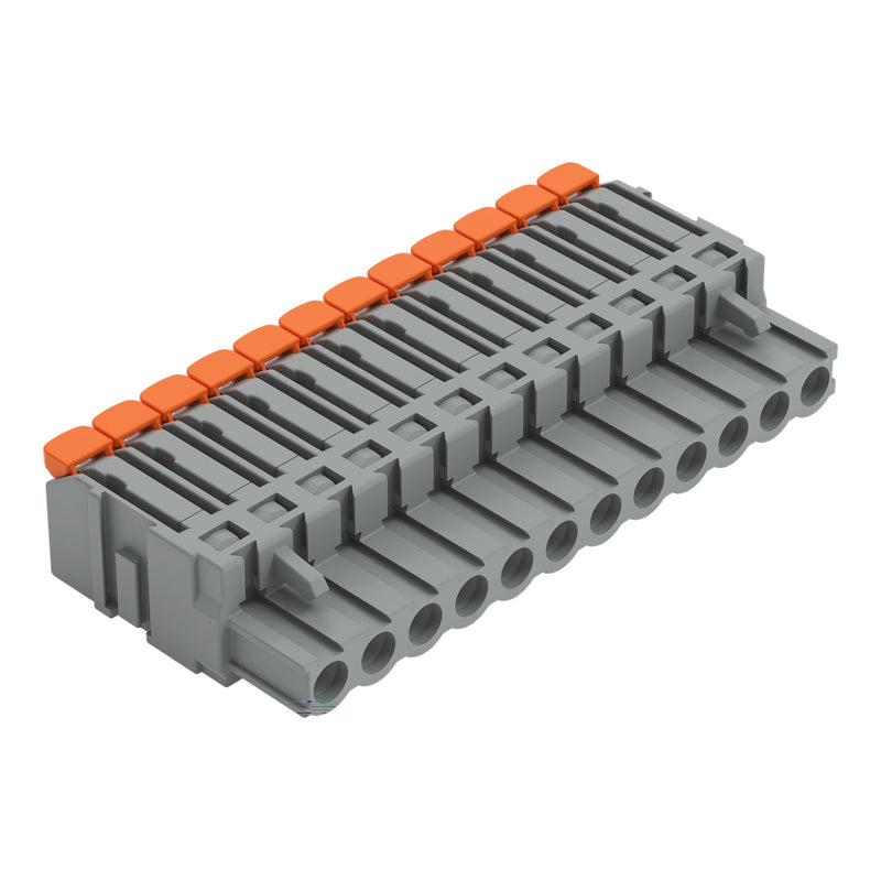 WAGO - Kabelsteckverbinder für Leiterplattensteckverbinder 1-Leiter-Federleiste 2231-1112/327-047 − 25 Stück