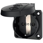 Mennekes - Schutzkontakt-Anbausteckdose Schuko-Anbau-Steckdose 11032 16A,2p+E,230V,sw