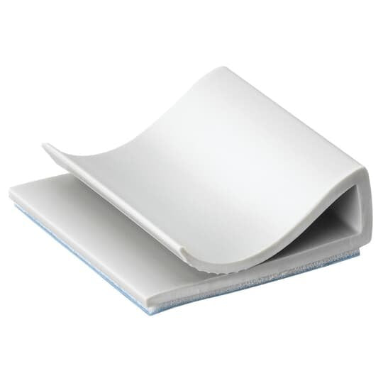 ABB Stotz S&J T&B - Befestigungssockel und -element für Kabelbinder PVC Kabelhalter FRPV-1000-8-D PVC, selbstklebend − 500 Stück