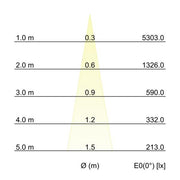 Brumberg Leuchten - Downlight/Strahler/Flutlicht LED 48V Pendel-Leuchte 43135083 dimmbar