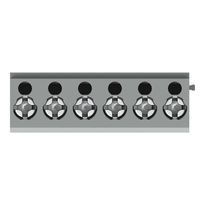 WAGO - Leiterplattenklemme GDS-Klemme 2,5 mm 6-polig 237-136 grau − 300 Stück