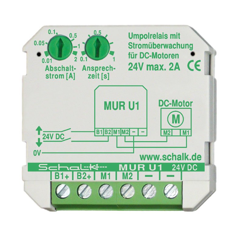Schalk - Motormanagement-Gerät Motor-Umpolrelais MUR U1 (24V DC) 2A − 1 Stück