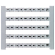 Weidmüller - Klemmenmarkierung Klemmenmarkierer DEK 6 FSZ 11-20 dekafix ws − 500 Stück