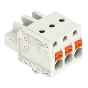 WAGO - Kabelsteckverbinder für Leiterplattensteckverbinder 1-Leiter-Federleiste 2721-103/008-000 Push-inCAGECLAMP,lgr − 100 Stück
