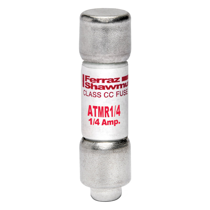 Mersen - Zylindrische Sicherung Sicherungseinsatz Class CC ATMR1/4 F 10x38 0,25A − 10 Stück