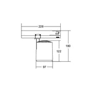 Brumberg Leuchten - Downlight/Strahler/Flutlicht LED-Schienenstrahler 230V 88182185DA 3500K